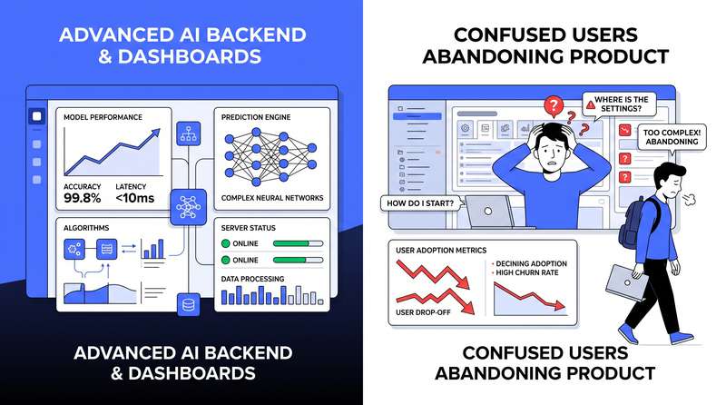 The UI and UX Mistakes That Are Killing Enterprise AI Product Adoption in the US