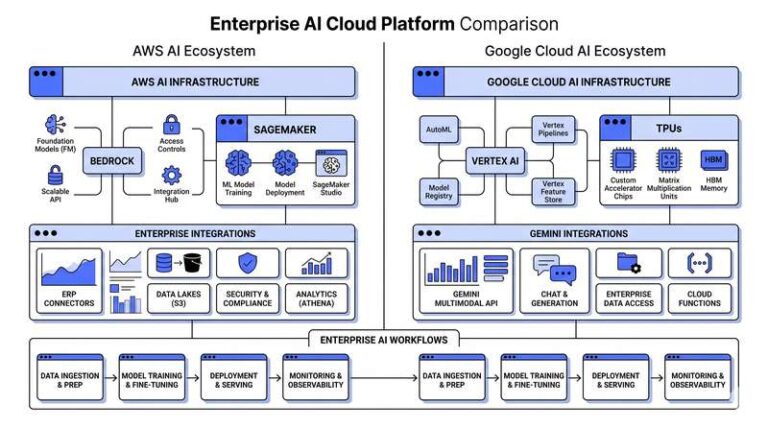 AWS or Google Cloud for AI: The Honest Comparison US Enterprises Need Right Now